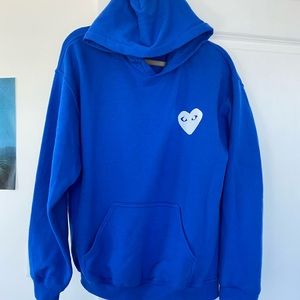 Come Des Garcons Play inspired hoodie